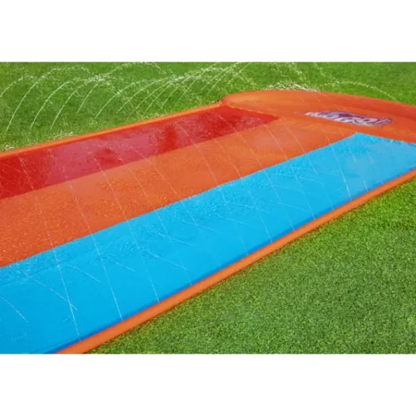 Bestway Water Slides-H2OGO! Triple Water Slide with Tsunami Splash Ramp 16'