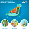 Bestway Mega Water Parks-H2OGO! Turbo Splash Water Zone Child Inflatable Water Park, 12' 10" Long