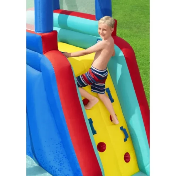 Bestway Mega Water Parks-H2OGO! Waterfall Waves Kids Inflatable Water Park 8’10”