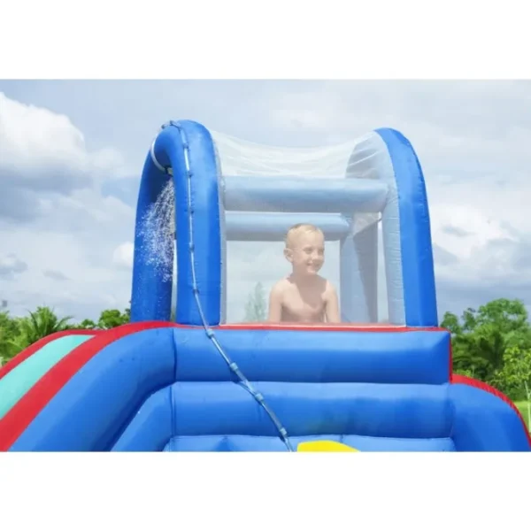 Bestway Mega Water Parks-H2OGO! Waterfall Waves Kids Inflatable Water Park 8’10”