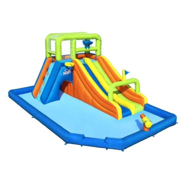 Bestway Mega Water Parks-H2OGO! Wild Tide Kids Inflatable Water Park 8’8”