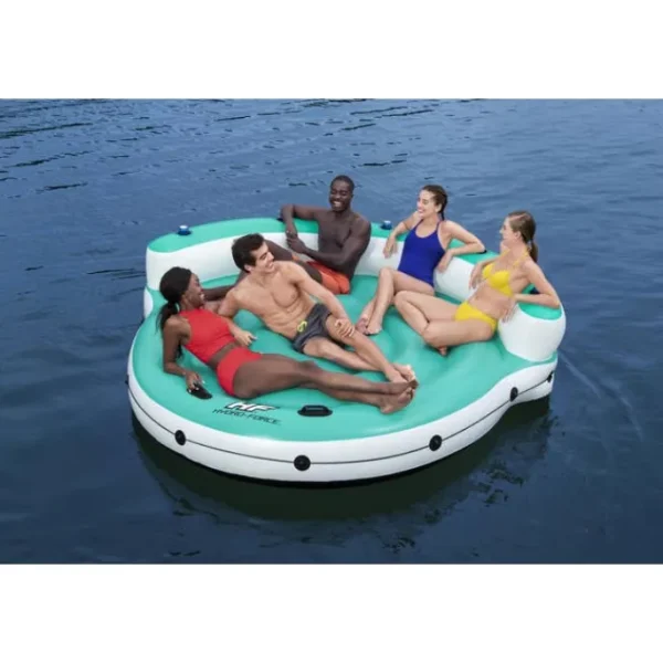 Bestway Islands-Hydro-Force Kick Back 5-Person Inflatable Party Island 9’