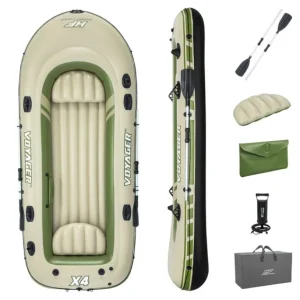Bestway Rafts-Hydro-Force Voyager X4 Inflatable Raft Set 11'6"