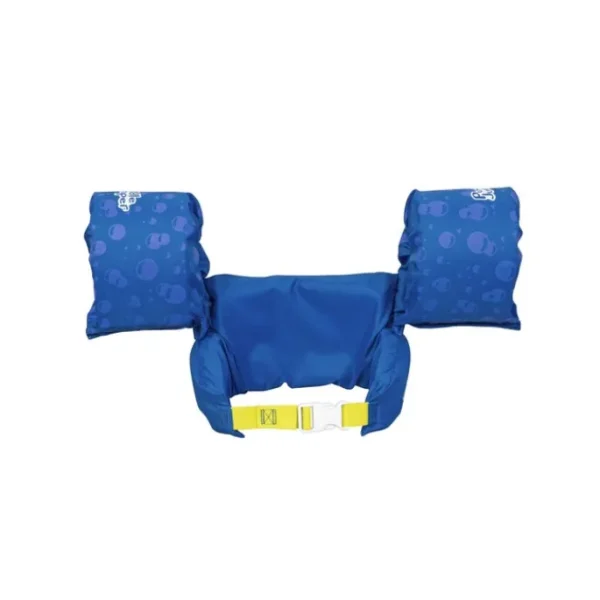 Bestway Puddle Jumper Life Jackets-Puddle Jumper Blue Fabric Kids Swim Flotation Vest with Armbands