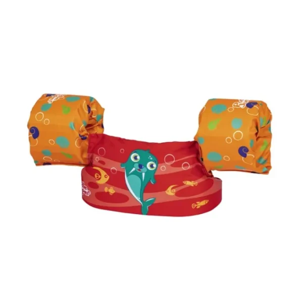 Bestway Puddle Jumper Life Jackets-Puddle Jumper Fabric Kids Deluxe Swim Vest with Armbands