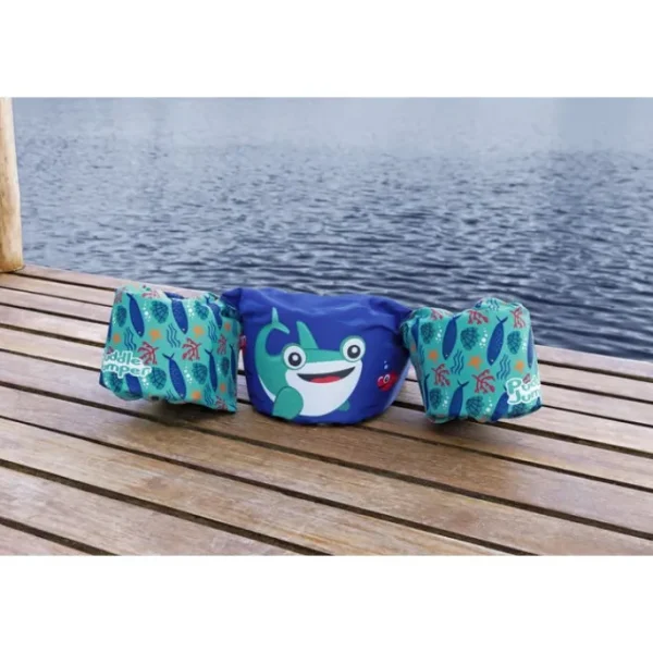 Bestway Puddle Jumper Life Jackets-Puddle Jumper Fabric Kids Deluxe Swim Vest with Armbands