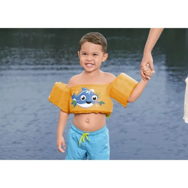 Bestway Puddle Jumper Life Jackets-Puddle Jumper Fabric Kids Swim Vest with Armbands