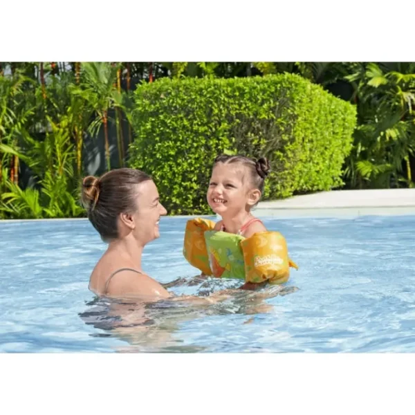 Bestway Puddle Jumper Life Jackets-Puddle Jumper Fabric Kids Deluxe Swim Vest with Armbands