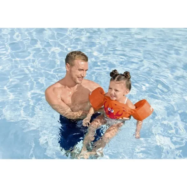 Bestway Puddle Jumper Life Jackets-Puddle Jumper Fabric Kids Swim Vest with Armbands