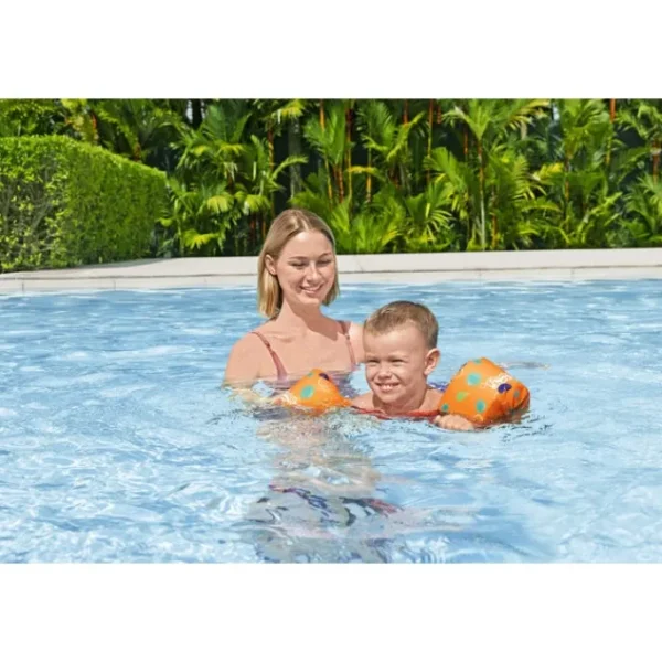 Bestway Puddle Jumper Life Jackets-Puddle Jumper Fabric Kids Deluxe Swim Vest with Armbands