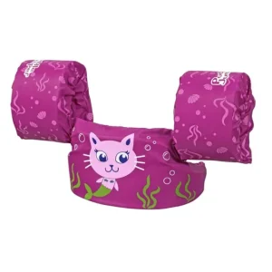 Bestway Puddle Jumper Life Jackets-Puddle Jumper Purple Fabric Kids Deluxe Swim Vest with Armbands