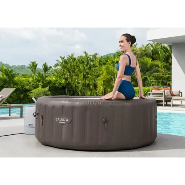 Bestway Energysense | Hydrojet-SaluSpa Dominica EnergySense Smart HydroJet Inflatable Hot Tub with App Control 4-6 person