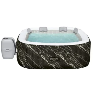 Bestway Energysense | Airjet-SaluSpa Hawaii EnergySense Smart Luxe AirJet Inflatable Hot Tub with LED Lights and App-Control 4-6 person