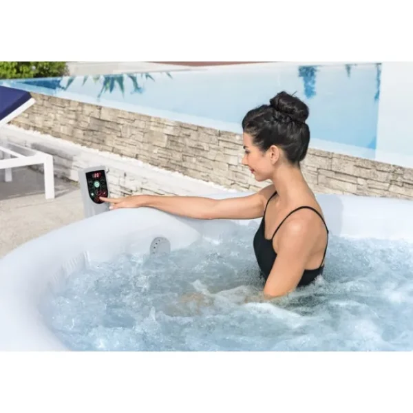 Bestway Energysense | Airjet-SaluSpa San Diego UltraFit EnergySense Smart AirJet Inflatable Hot Tub with App Control 4-6 person
