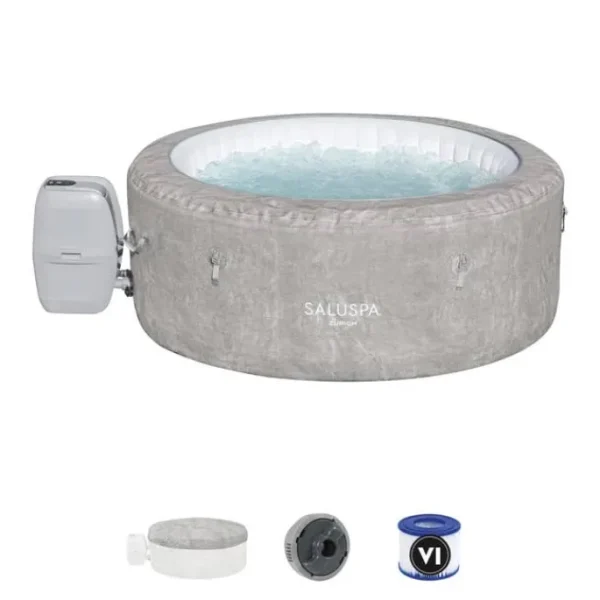 Bestway Energysense-SaluSpa Zurich AirJet Inflatable Hot Tub with EnergySense Cover 2-4 person
