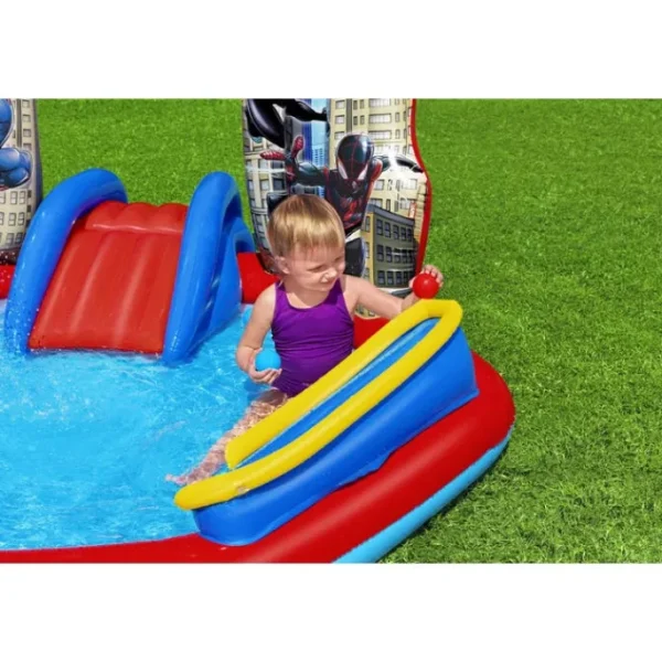 Bestway Play Centers-Spider-Man Inflatable Kids Water Play Center