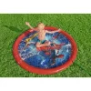 Bestway Sprinklers-Spider-Man 65" Child Lawn Sprinkler Splash Pad, Ages 2+